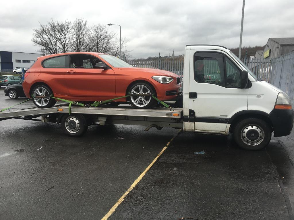 Orange BMW 1 Series Car